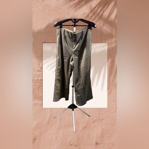 Spanx Wide Leg Olive Pants